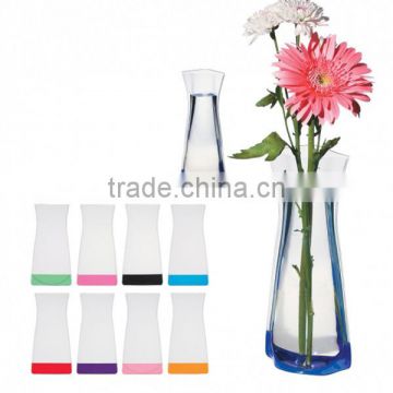 Foldable vase, Clear flower vase, LS Eplus