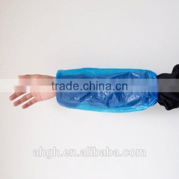 plastic sleeve cover,disposable PE sleeve cover,disposable sleeve cover with elastic for medical