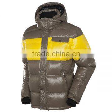 mens high quality shiny down jacket