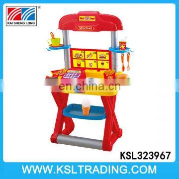 Children pretend play kitchen toy set with music