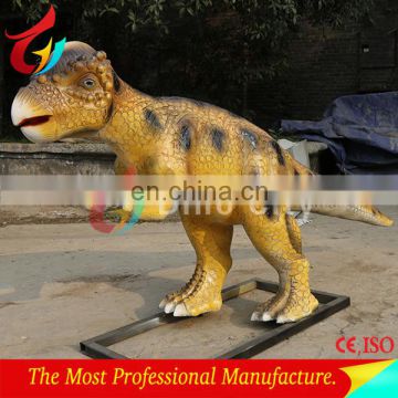 Life size realistic dinosaur park static fiberglass dinosaur sculpture