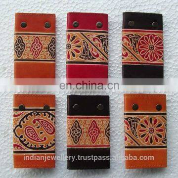 genuine leather key wallet exporter, original leather key purse manufacturerr