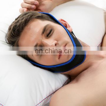Elastic Breathable Neoprene Anti Snore Adjustable Chin Support Strap