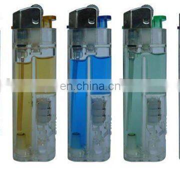 LED disposable flint lighter