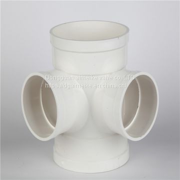 Pvc Fittings Small Plastic Tees Water Drainage / Water Heater