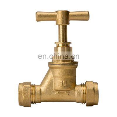 Good Quality Manual Angle Water Brass Stop Valve