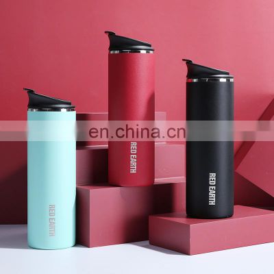 GiNT Medical Grade 316 Stainless Steel Flip-open Vacuum Coffee Tumbler Cup with Good Quality