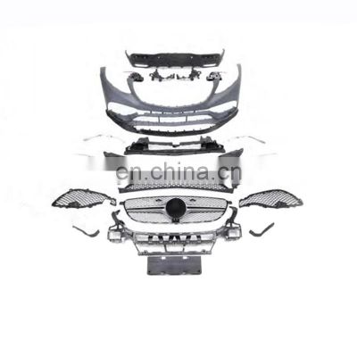 Front Grille Bumper Lip Car Assembly Black Accessories For Mercedes Benz 2014-2020/2018-2020