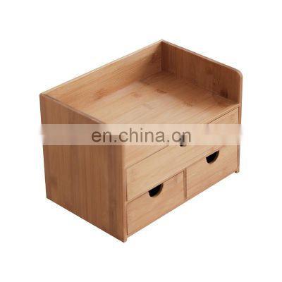 Bamboo Cosmetic Hot Selling Creative Design Drawer(old) Bamboo Storage Box Home Storage & Organization Kitchen & Tabletop