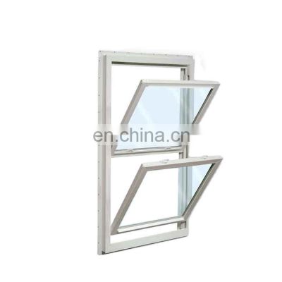 aluminium alloy single double hung window with grille design Thermal Break Anti Theft aluminum up down Hung Window with Nets Line