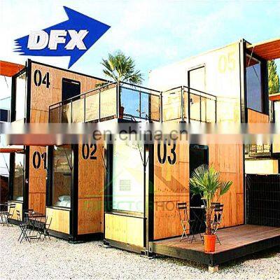 Cheap prefabricated beach house fast build villa shipping container hotel