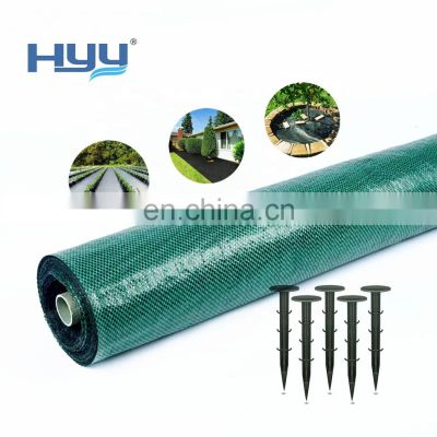 Black Green Agriculture Nets Plastic Ground Cover Weed  Barrier Weed Control Mat