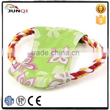 Lovely Factory Directly Custom Made Pet Products Fabric Dog Frisbee