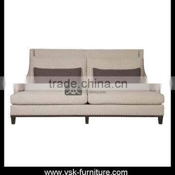 SF-0815 Star Hotel High Back Fabric Sofa Design With Cushions