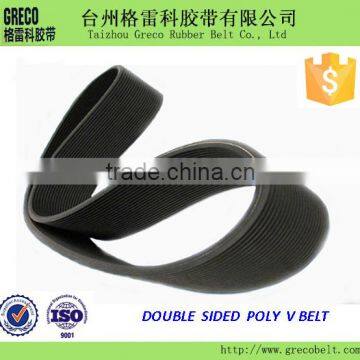 Double sided poly v belt