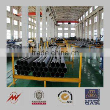 Steel pole for construction support steel pole support