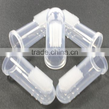 China supplier silicone baby teethbrush