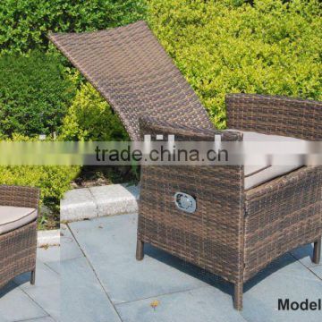 gas lift adjustable rattan garden outdoor chair
