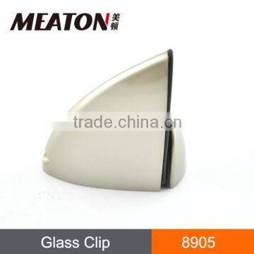 Meaton Chrome Glass Shelf Brackets / glass shelf brackets