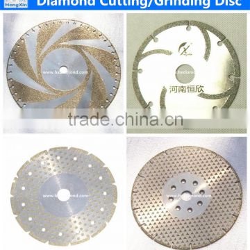 best price in china stone diamond cutting disc electroplated diamond cutting disc for stone