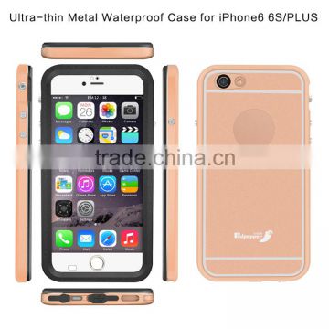 Extreme Slim Premium Armor Sealed Waterproof Case for Iphone 6S Plus Protective Heavy Duty Hybrid Impact