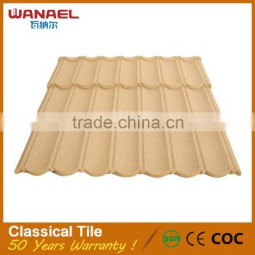 Best quality roofing tile long lifetime 50 years warranty residential metal roof