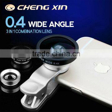 OEM professional 0.4x super wide angle lens for iphone use private label 3-in-1 lens