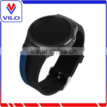 Black and blue Silicone Rubber strap Replacement Band For Samsung Gear 2 SM-R720 / SM-R730