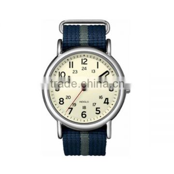 Alibaba china manufacturer very simple design sport quartz watch with nylon strap