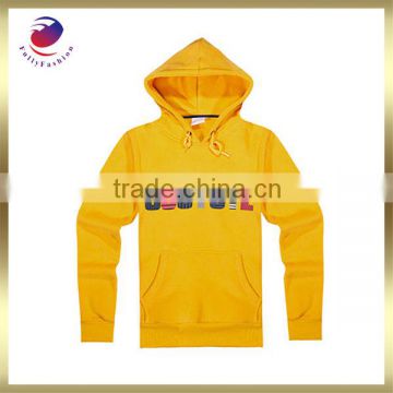 plain yellow hoodie wholesale printed causal style