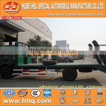 DONGFENG brand 120hp 6-7tons 4X2 flat bed lorry best price hot sale for export in China.