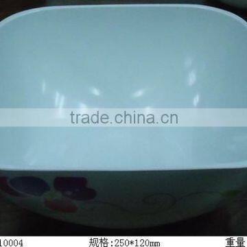 Melamine high quality plastic square soup bowl