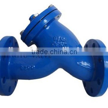 double flange end Y strainer