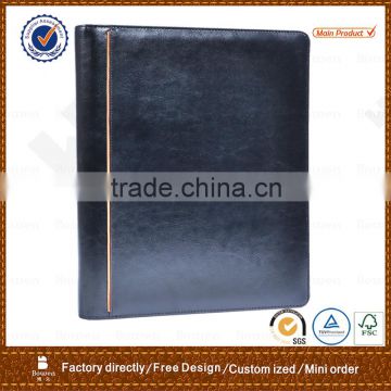 Leather document folder/ 4 ring binder folder