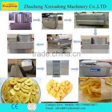 fried plantain chips machine/plantain banana chips processing line