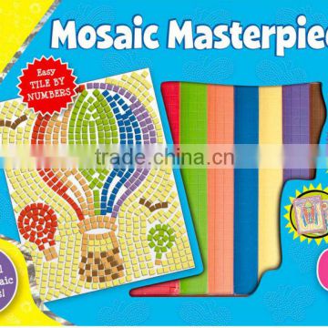 Pretty cards sticky mosaics craft .DIY eva foam hobby craft kits, sticky mosaics, ballerina,mosaic art
