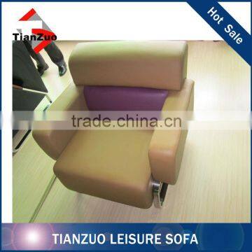 2014 Luxury Modern Foshan Leather Office Steel Sofa (SF-03)