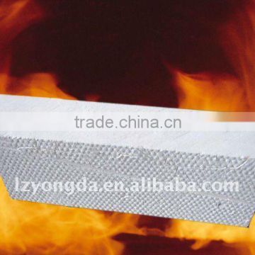 Calcium silicate grate plate for fireplace