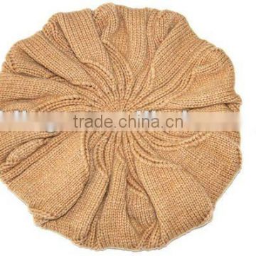 winter knitted cashmere beret caps/hats
