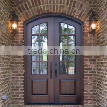 arch top double entry french door with good price