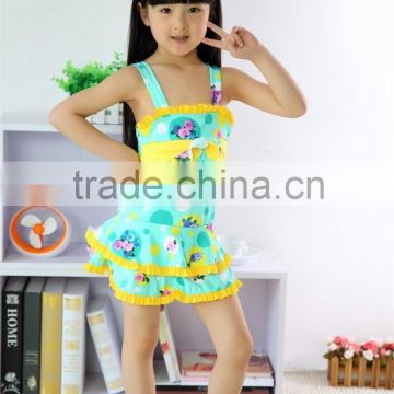 professional factory wholesale one-piece Polyester Swimsuit For Kids Girls Swimwear