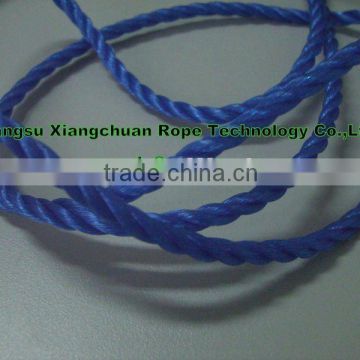 blue twisted polypropylene rope/polypropylene rope 6mm/marine polypropylene rope