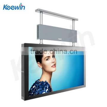 43" double sided sunlight readable retail window display for transverse direction