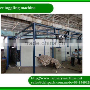 toggling machine for leather