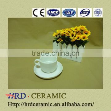 2014 fashion wholesale dinner ware Ceramic cups with saucer