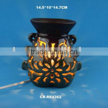 Ceramic oil burner-Constant Temperature Electric Ceramic Wax Warmer for Soy Wax