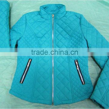 Ready made available polyester women padding winter outdoor jacket