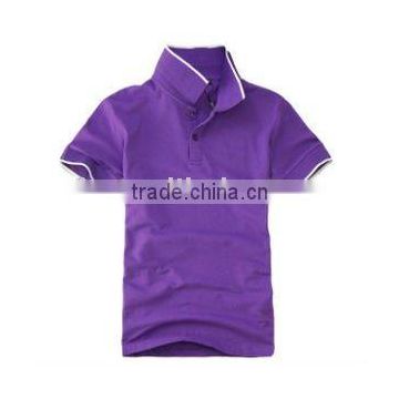 2012 hot sell mens 100% combed cotton polo t shirt with collar