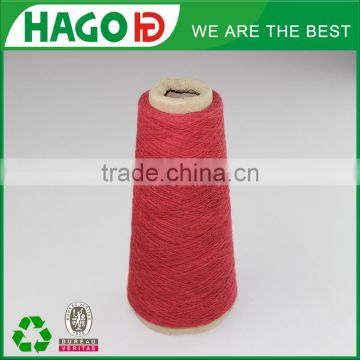 China wholesale market supply recycle blended cotton yarn for cotton bed sheets free samples