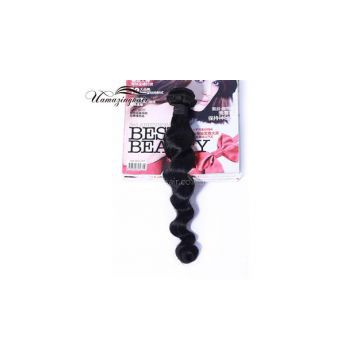 7A Brazilian Virgin Human Hair Weave Loose Wave Unprocessed 1 bundle/100g Free Shipping